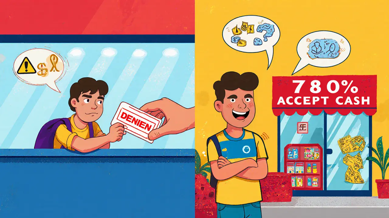 Сравнение: турист с российской картой получает отказ в аренде и тот же турист успешно платит наличными в Сербии.