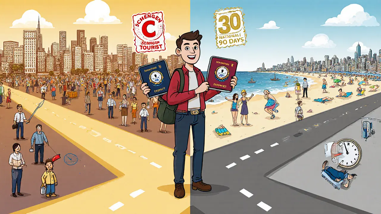 Национальная виза: в чем разница с туристической шенгенской визой