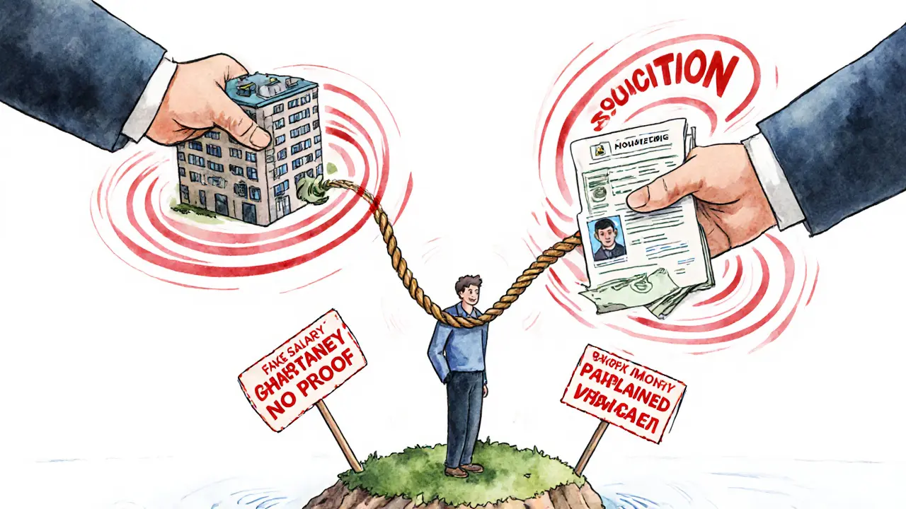 Символический якорь связи с родиной тянется к дому, семье и зарплате, но его тянут вниз.