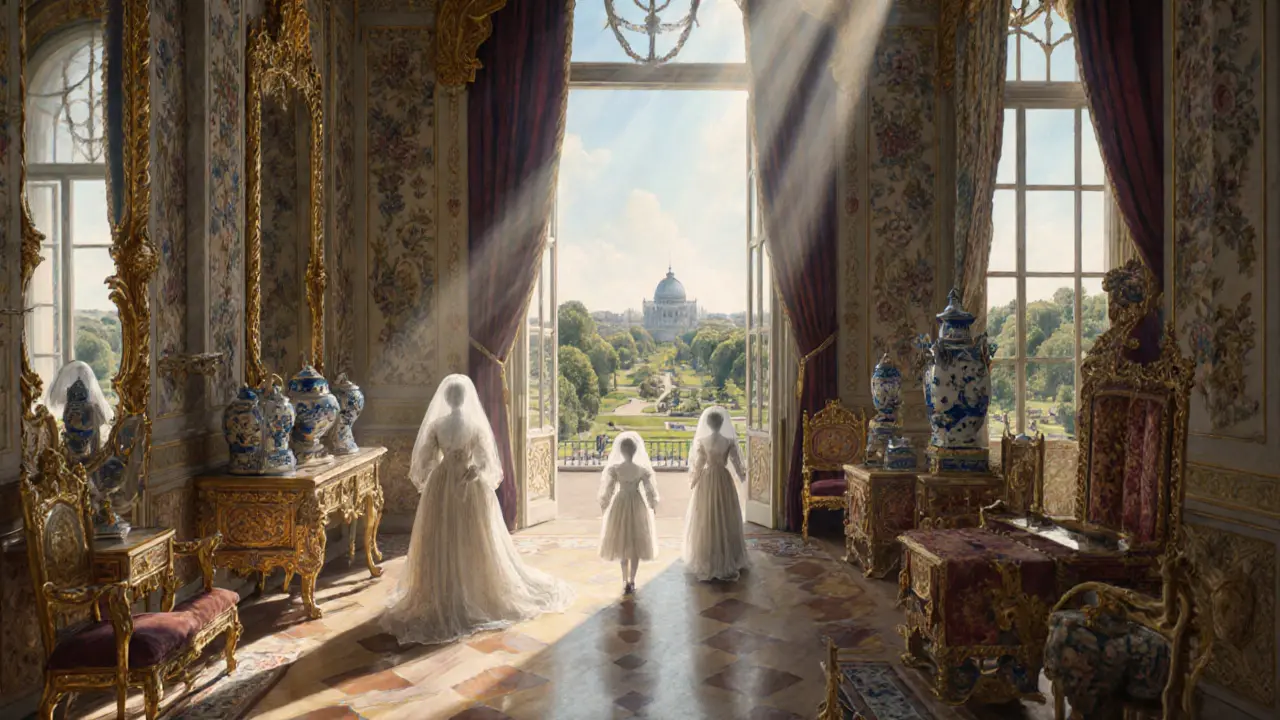 Интерьер дворца Шёнбрунн с призраками габсбургов и великолепными садами.