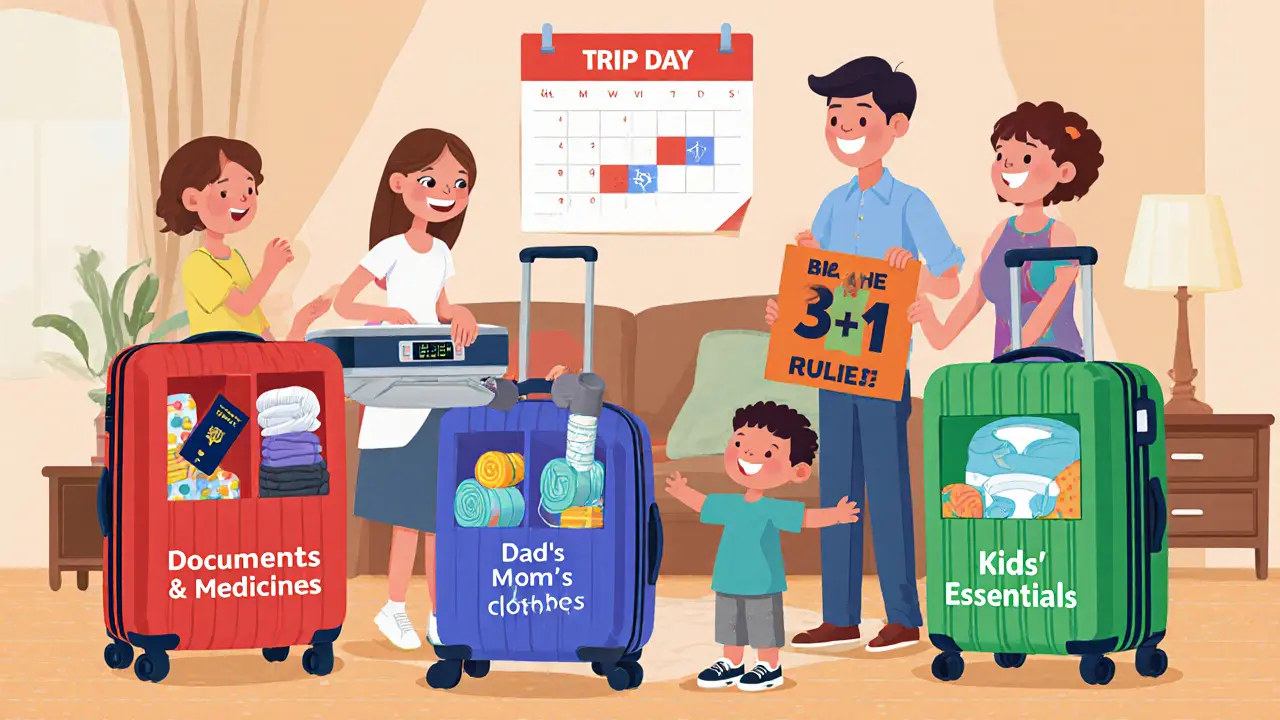 Как распределить вещи по чемоданам семьи: проверенная стратегия для комфортных поездок