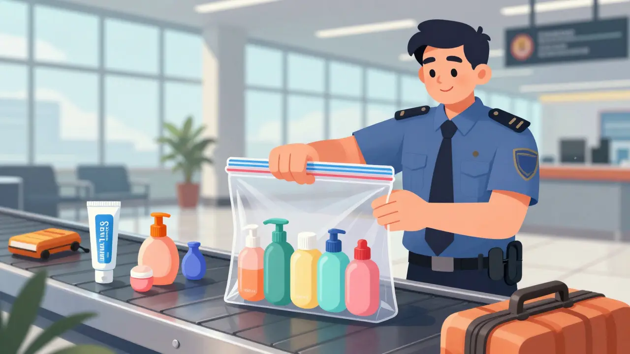 Туалетные принадлежности: как пройти контроль жидкостей в аэропорту