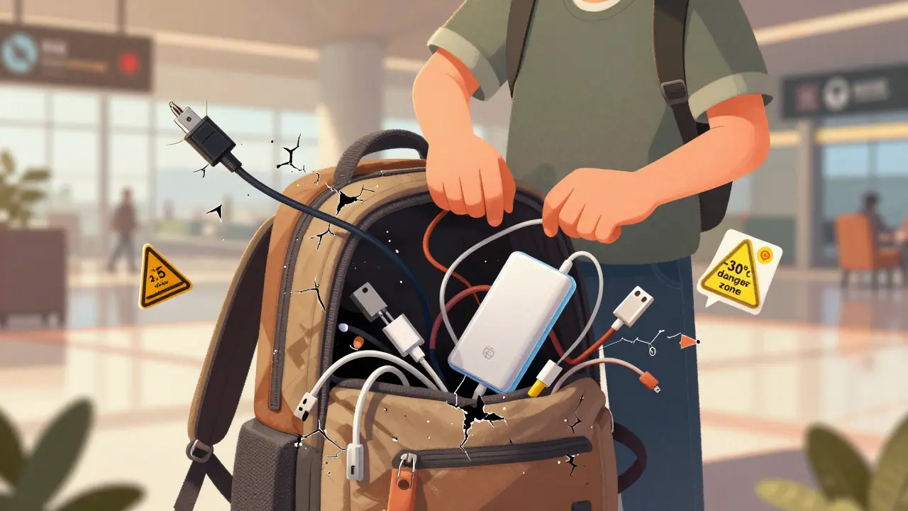 Как организовать кабели и электронику в поездке: практическое руководство