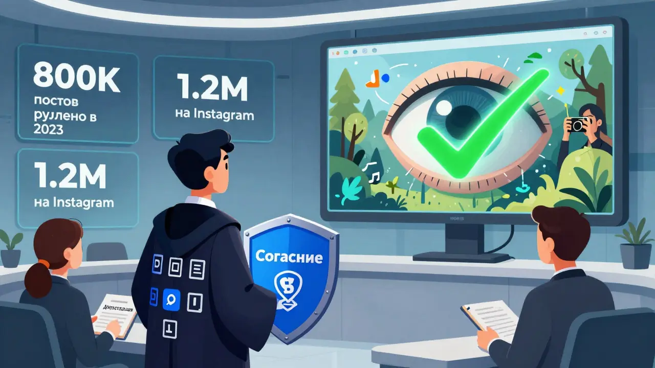 Искусственный интеллект проверяет контент в соцсетях, юрист защищает пользователя с лицензиями