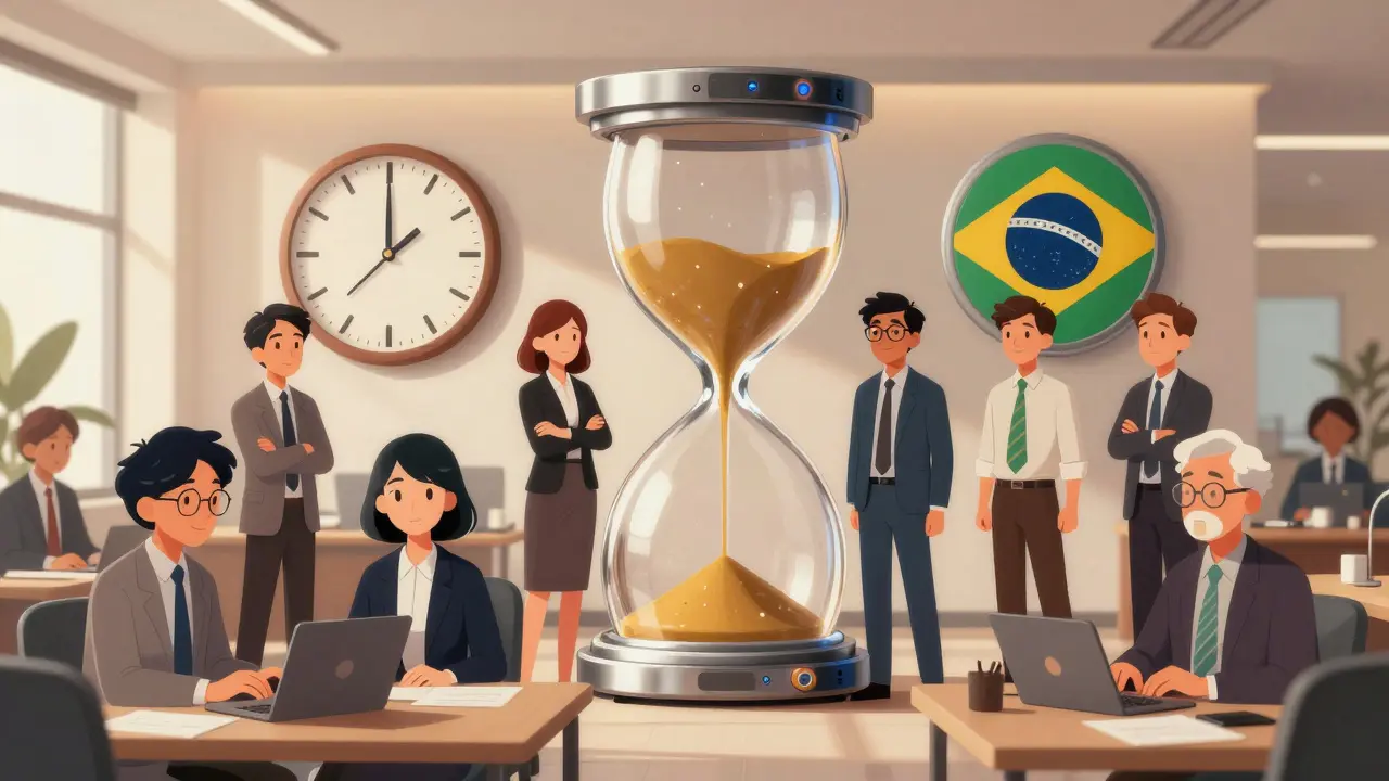 Международная команда с символами культурного времени