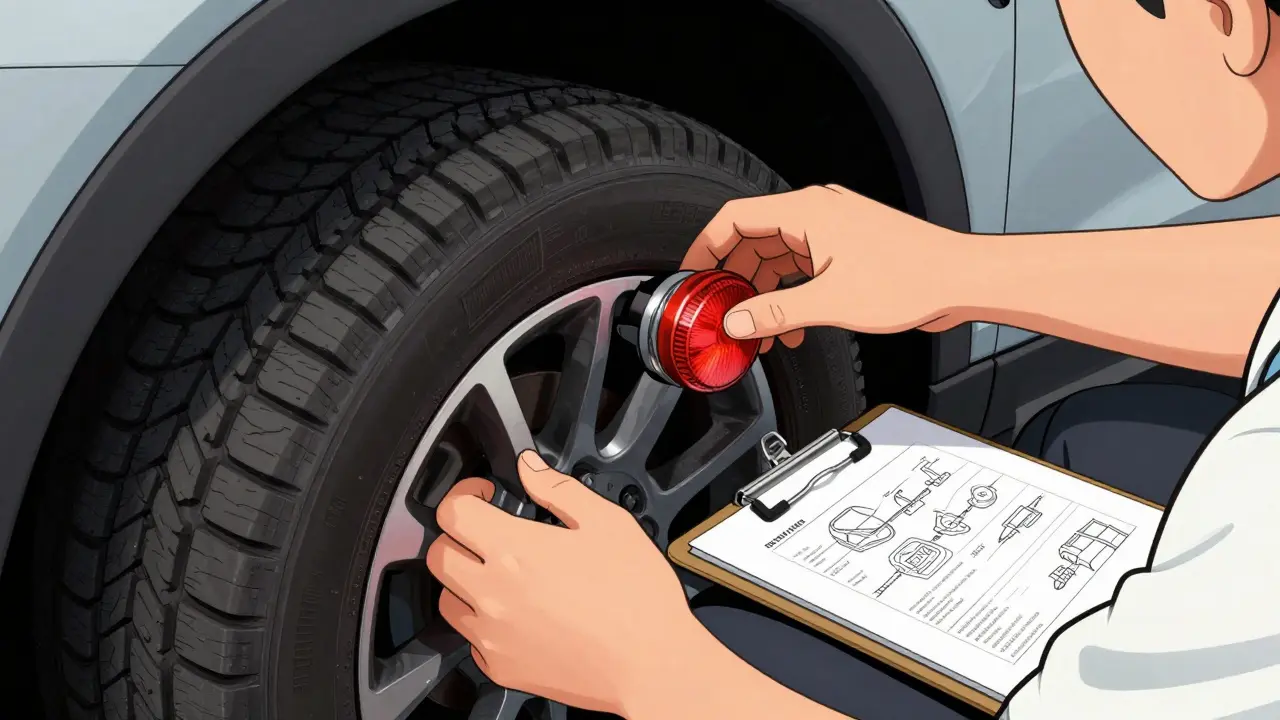 Проверка состояния шин и тормозов арендованного скутера перед поездкой