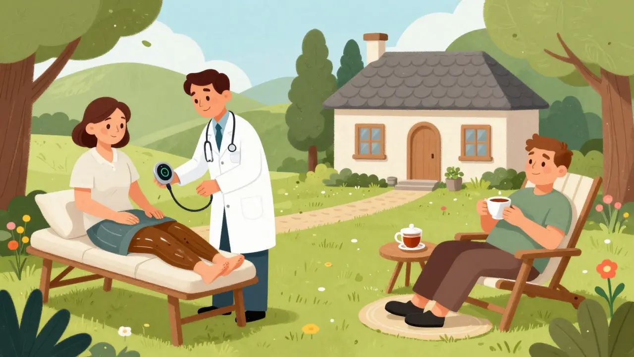 Сравнение санатория и пансионата: лечение против отдыха в русском пейзаже.