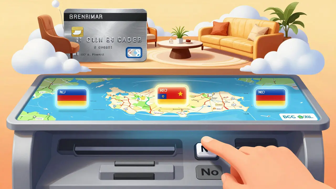 Концепция стратегии использования разных карт: бизнес-залы, зарубежные счета и отказ от DCC